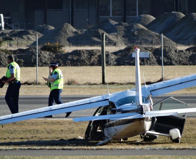 The crashed Cessna 177. PHOTO: GUY WILLIAMS/FILE PHOTO