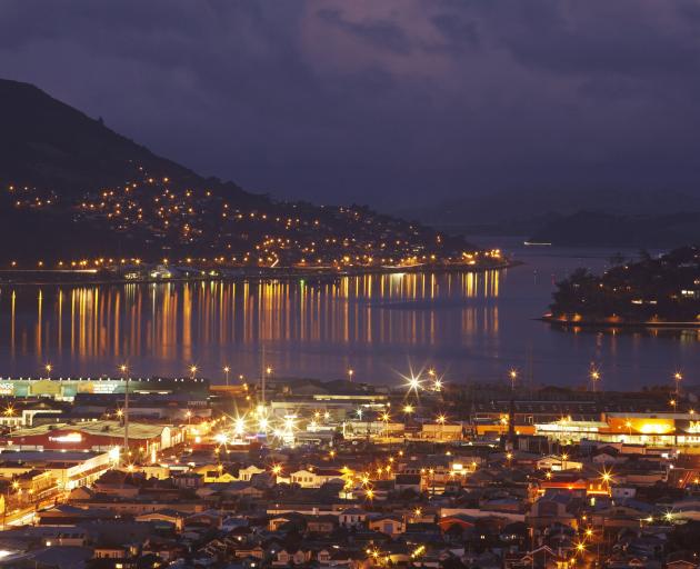 Dunedin at night. Photos: David Wall Dunedin at night. Photos: David Wall