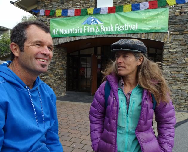 Mark Sedon and Lynn Hill. Photo: Kerrie Waterworth