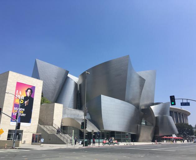 The Frank Gehry-designed Walt Disney Concert Hall turns heads on South Grand Avenue. Photo: Pam Jones