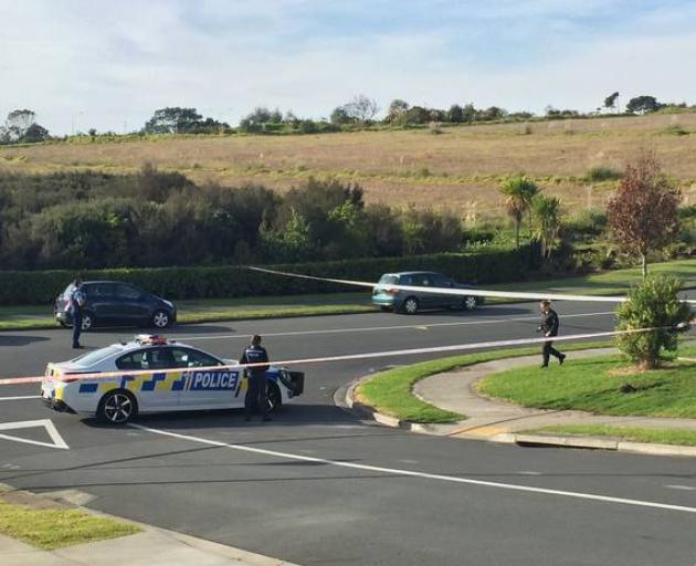 Police have cordoned of Westgate Drive after a body was discovered. Photo: NZME
