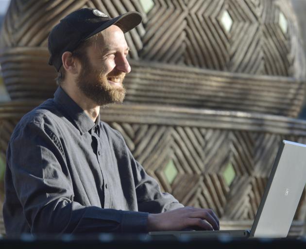 Second-year IT student at Otago Polytechnic Kane Dunn wants to create an "Aotearoa App'', revealing information in English and Maori about different places, and helping people with Maori heritage build their family tree. Photo: Gerard O'Brien