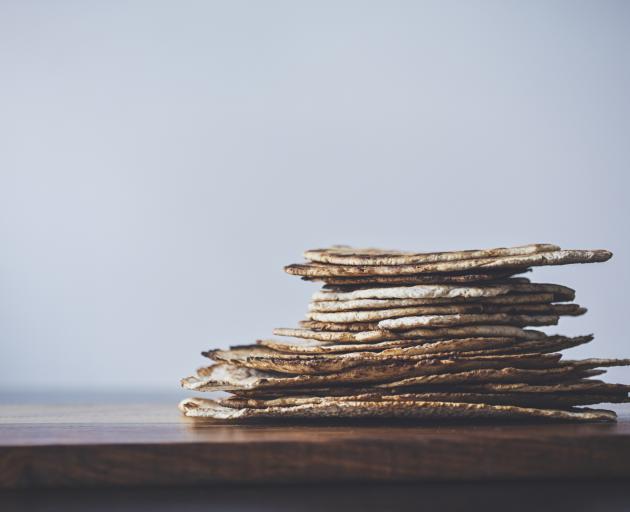 Flat bread was part of the paleo diet.
