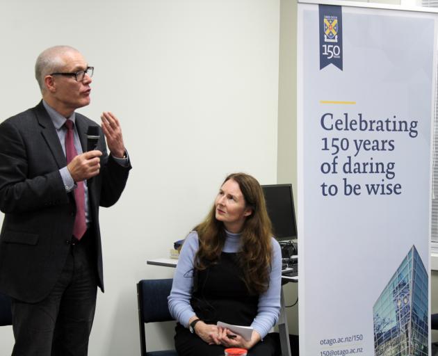 Associate Prof Konrad Richter, associate dean Southland at the Dunedin School of Medicine, and...