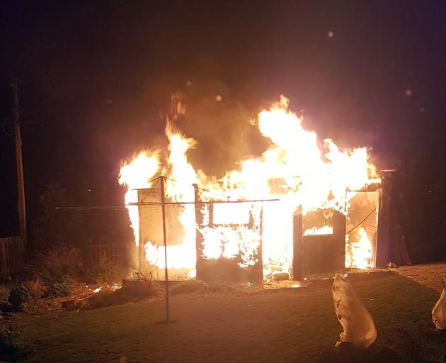 A garage fire at 18 Lewin St, Balclutha on June 25 last year is one of at least two South Otago...