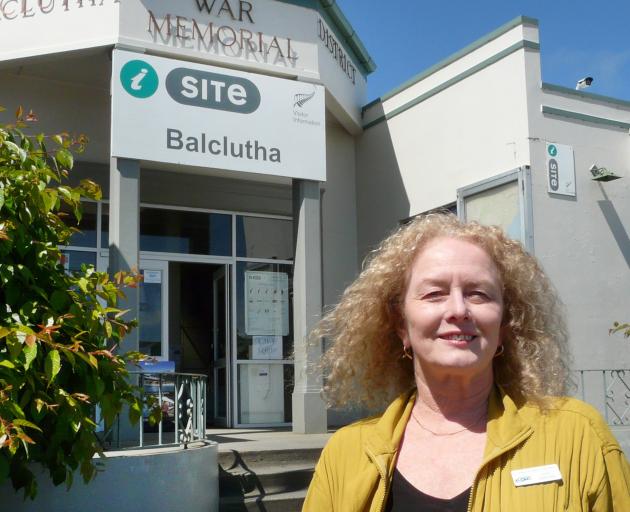 Vicki Darling at the Balclutha i-Site. Photo: RICHARD DAVISON