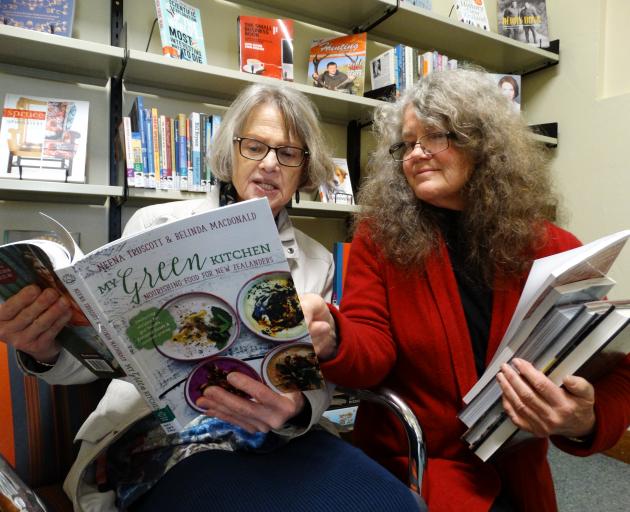 Waitaki district libraries deputy library and community services manager Jean Rivett (left) and...