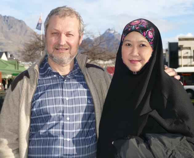 Philippe Saint-Pere and wife Maznah Abu Hassan are trying to raise money for a mosque in...