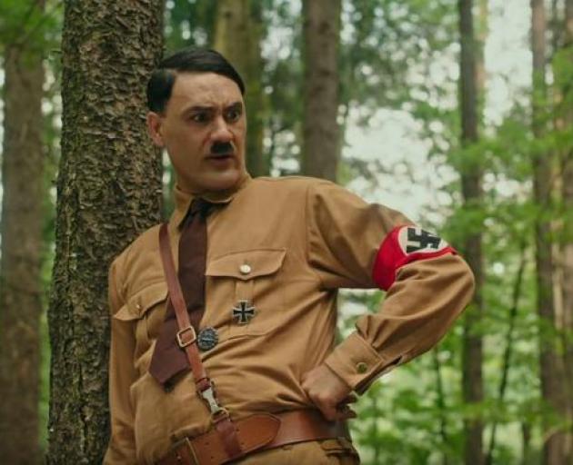 Taika Waititi as Adolf Hitler in his new film Jojo Rabbit. Photo: YouTube