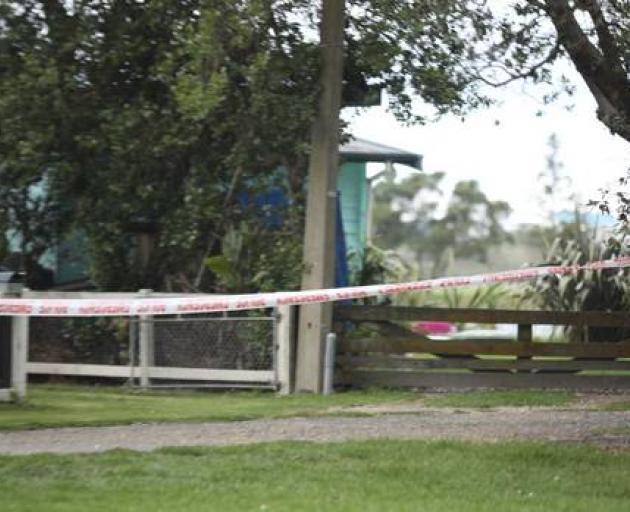 Police tape outside properties near in Maketu on March 22. Photo: NZME