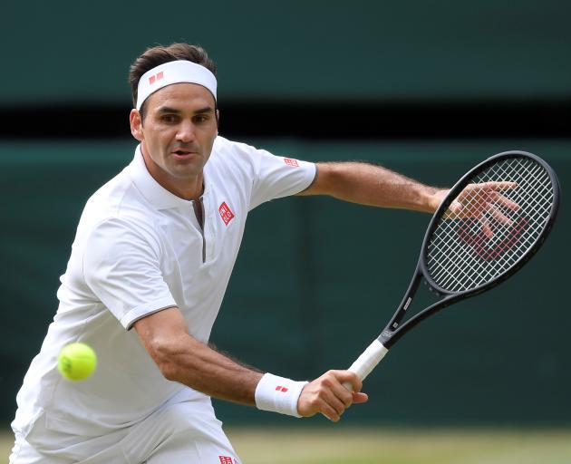 Switzerland's Roger Federer in action during the final against Serbia's Novak Djokovic. Photo: Reuters