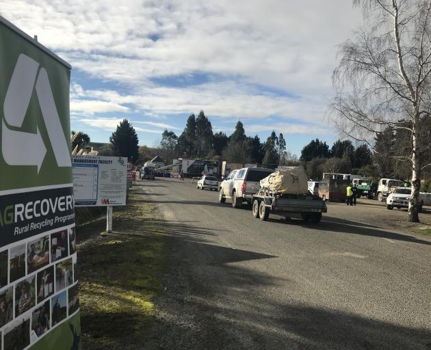 Last year's waste recovery event in Geraldine was well supported and bigger numbers are expected this year. Photos: Supplied