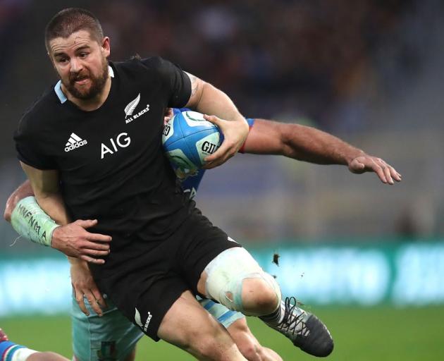 Dane Coles carries the ball for the All Blacks. Photo: Getty Images