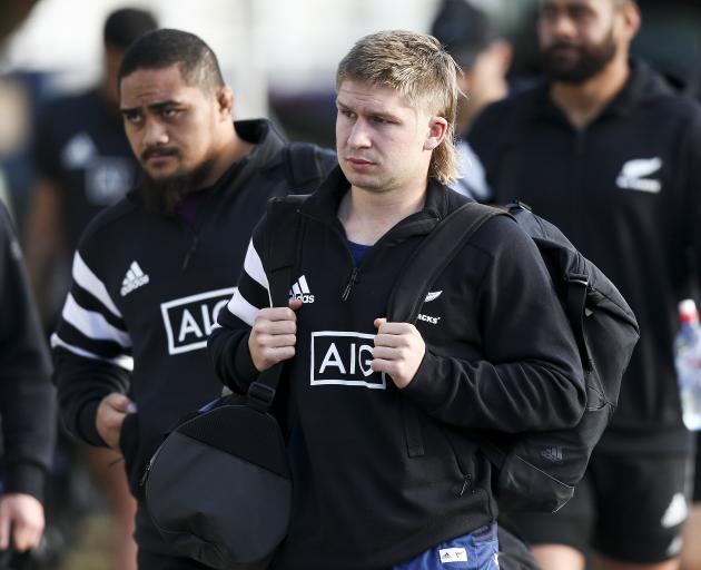 The All Blacks will be without the services of centre Jack Goodhue for the Beldisloe Cup decider...