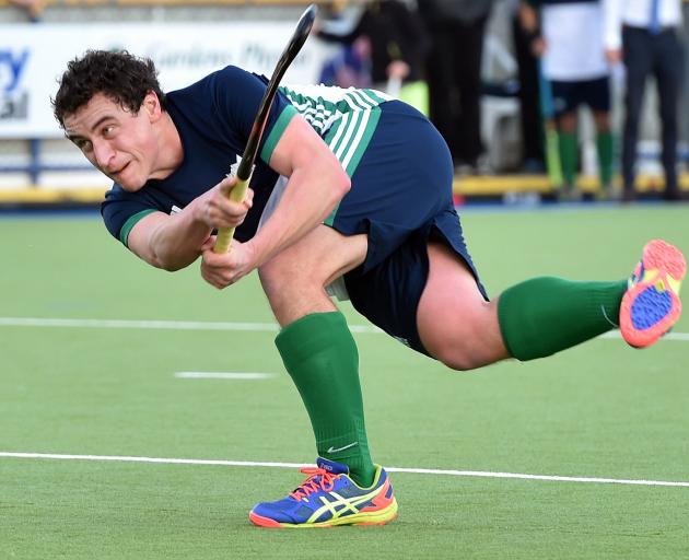 Kings United's Hitaua Arahanga-Doyle scores against University A Whales during the Dunedin...