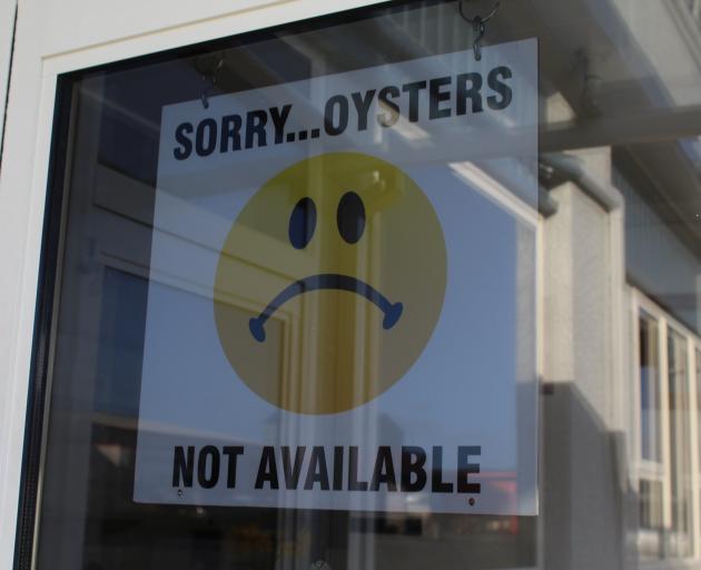 It might have been a good season but bad weather this week meant oyster boats were unable to go...