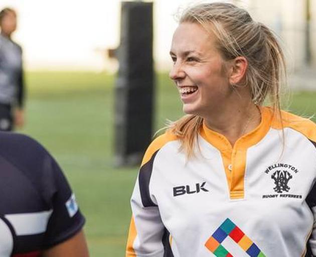 Wellington-based rugby referee Monique Dalley helped save a 14-year-old boy's life after he lost consciousness and stopped breathing during a rugby game. Photo: Supplied via NZME.