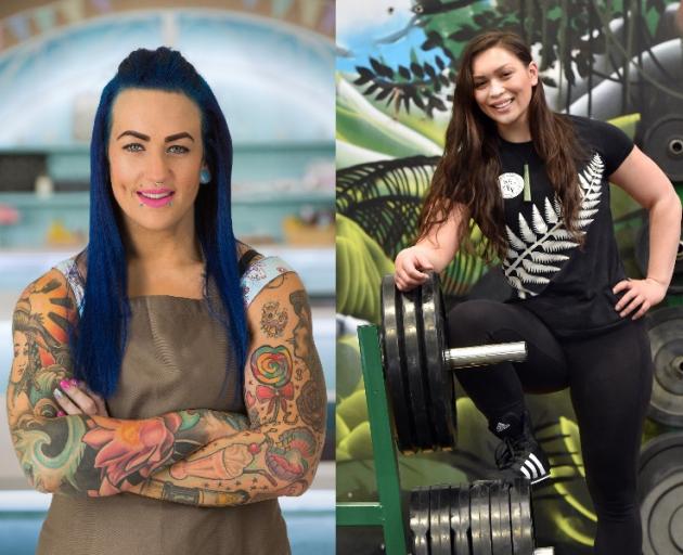 Stacey Johnsen (left) and Amber Russell are competing against Katherine Lyon (not pictured) in the women's 84kg open class. Photo: Supplied/ Peter McIntosh