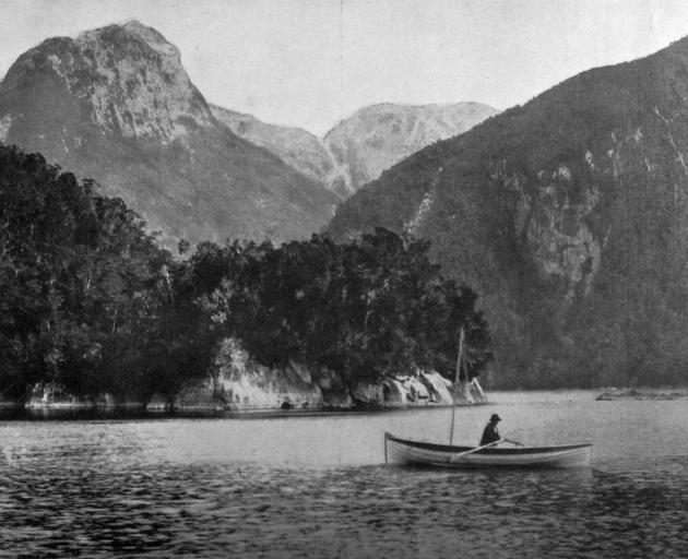 Surprise Cove, Lake Manapouri. - Otago Witness, 29.8.1919.