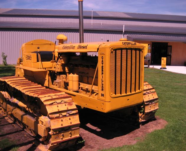 A D6 Caterpillar bulldozer which will be trucked from North Canterbury to Wanaka this weekend. Photo: Supplied