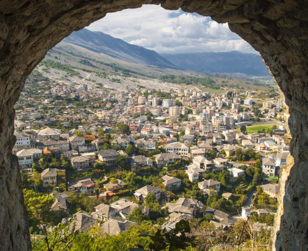 Old Town Gjirokaster from the castle. PHOTOS: GETTY IMAGES