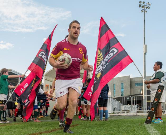 Southland captain Brayden Mitchell leads his team out back in 2017. Photo: Getty Images 