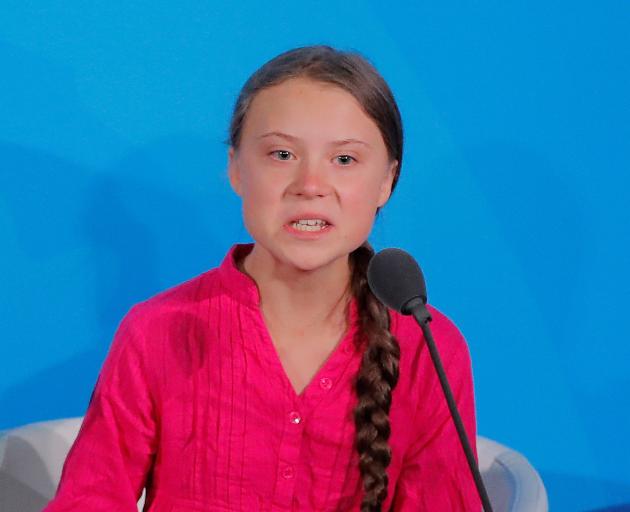 Greta Thunberg addresses the Summit. Photo: Getty Images