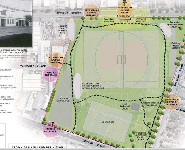 City councillors will decide on Thursday whether to adopt this plan for Lancaster Park. 