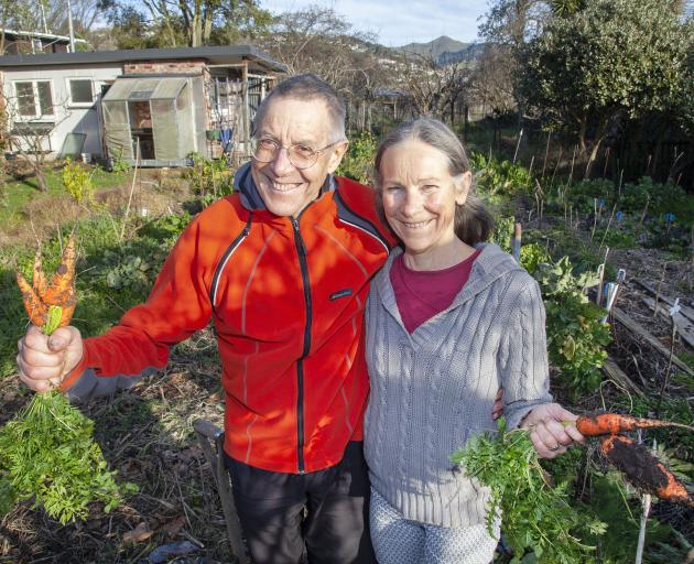 Meg and John Christie are almost fully self sufficient by growing close to 100 different types of fruit and vegetables. 