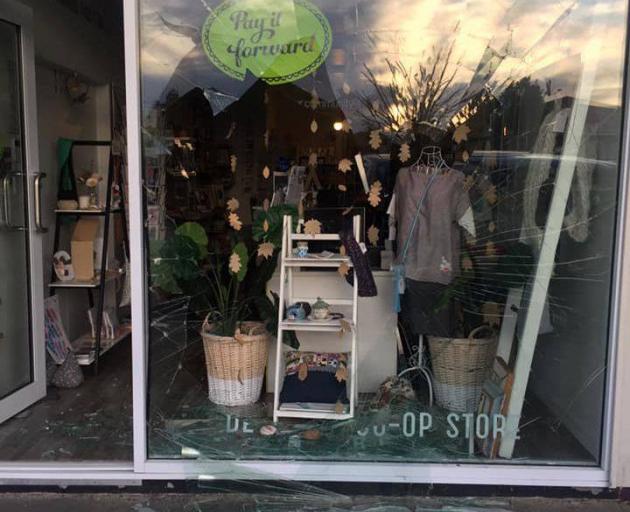 The Pay it Forward shop in Mairehau was the target of an attempted burglary last week.