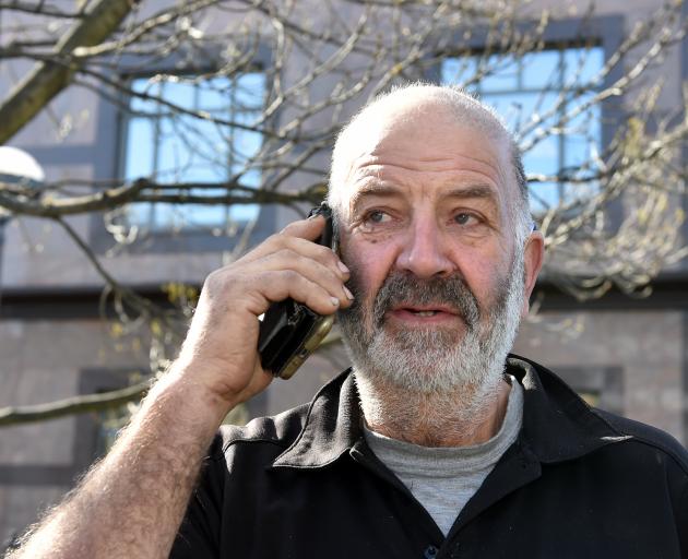 Dunedin man Dennis Hodge, who alerted police to an old, inactivated mortar round yesterday. 