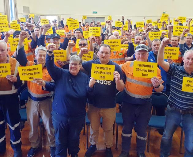 Maritime workers think their increases should match that of Port Otago's chief executive Kevin...