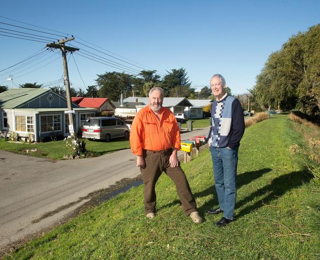 Upper Selwyn Huts residents Graeme Young and Graham Evans are some of the residents who will be...