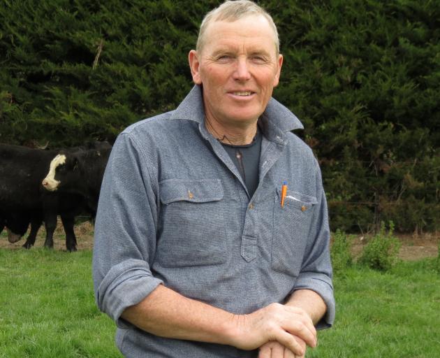 Garry McCorkindale, along with his wife Julene, of Glenside Simmental Stud, are one of the first South Island breeders of maternal black Simmental bulls. Photos: Yvonne O'Hara