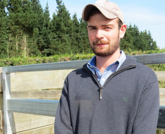 James Fox, of Invercargill,  is to represent New Zealand in the merino fleece judging competition, at the Perth Royal Show at the end of September. Photo: Yvonne O'Hara