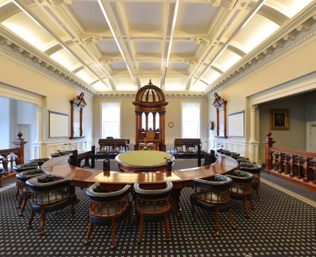 The Dunedin City Council debating chamber, where decisions are made. Photo: ODT files 