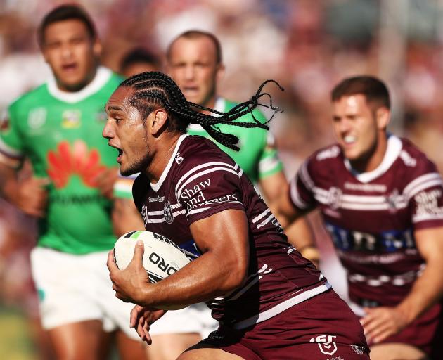 Sea Eagles prop/lock Martin Taupau is one of many NRL players in the Samoa side.