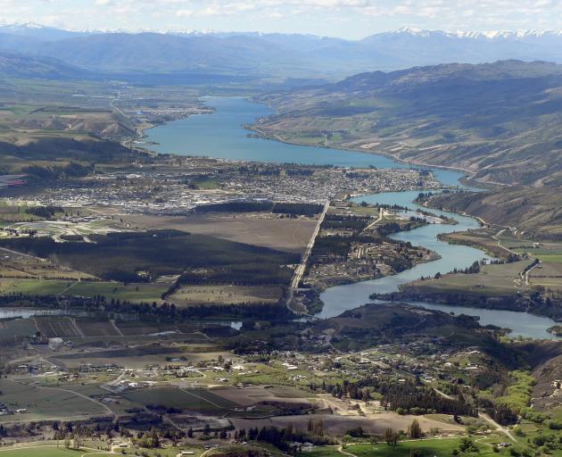 Cromwell and Bannockburn with Lake Dunstan in the background last summer. Council and social...
