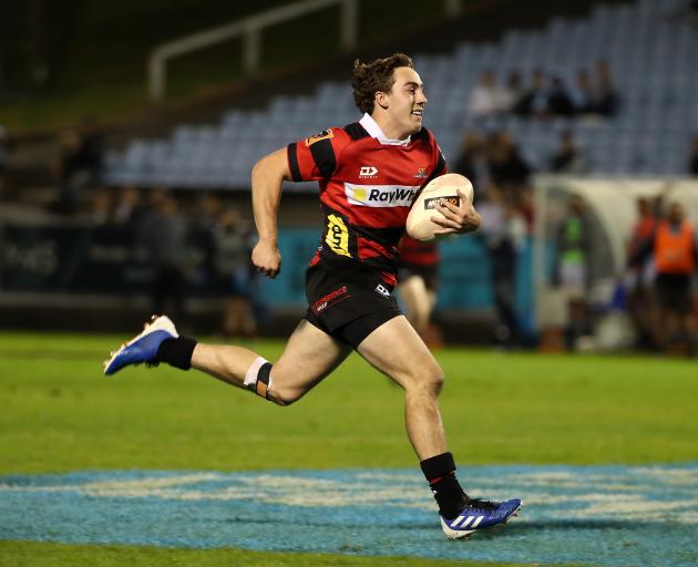 Josh McKay has been in red-hot try-scoring form in the Mitre 10 Cup. Photo: Getty Images 