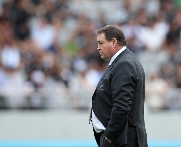 Steve Hansen was far from pleased with the All Blacks' first half performance against Namibia....