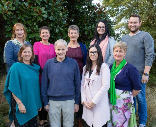 The Waimakariri District Council's community team, from back left, Wendy Howe, Tessa Sturley,...