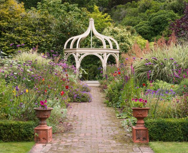 A part of the stunning garden at Ohinetahi in Governors Bay, where North Canterbury Riding for the Disabled will hold its fundraiser on November 10. Photo: Supplied