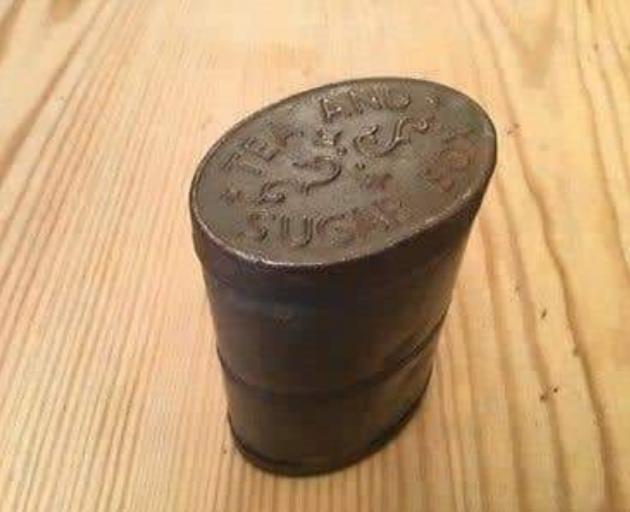 The missing tea and sugar canister. Photo: Supplied