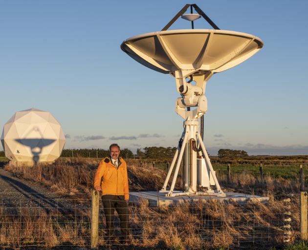 Great South Engineering projects and ground segment station manager Robin McNeill, at the Awarua...