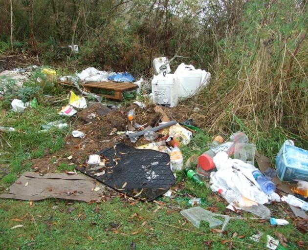 The DCC has introduced new fines for illegal dumping. Photo: ODT files