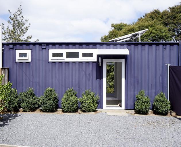 A plain exterior hides a multitude of space- and energy-saving features. 