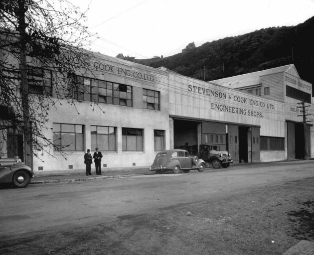This image from the past shows the view of the wider complex. Photos: Port Chalmers Maritime...