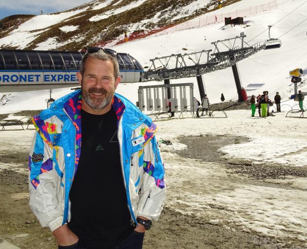 Coronet Peak ski area manager Nigel Kerr pictured at the skifield yesterday, its final day of...
