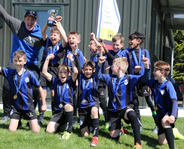 The Selwyn United FC Black team won the Martin Allan Trophy at the South Island 10th Grade...