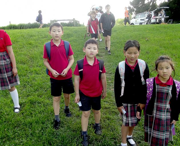 Celine Wang, Lucas Lu, Jamie Lu, Grace Guo and Sophie Guo were just some of the Aidanfield...